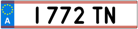 Truck License Plate